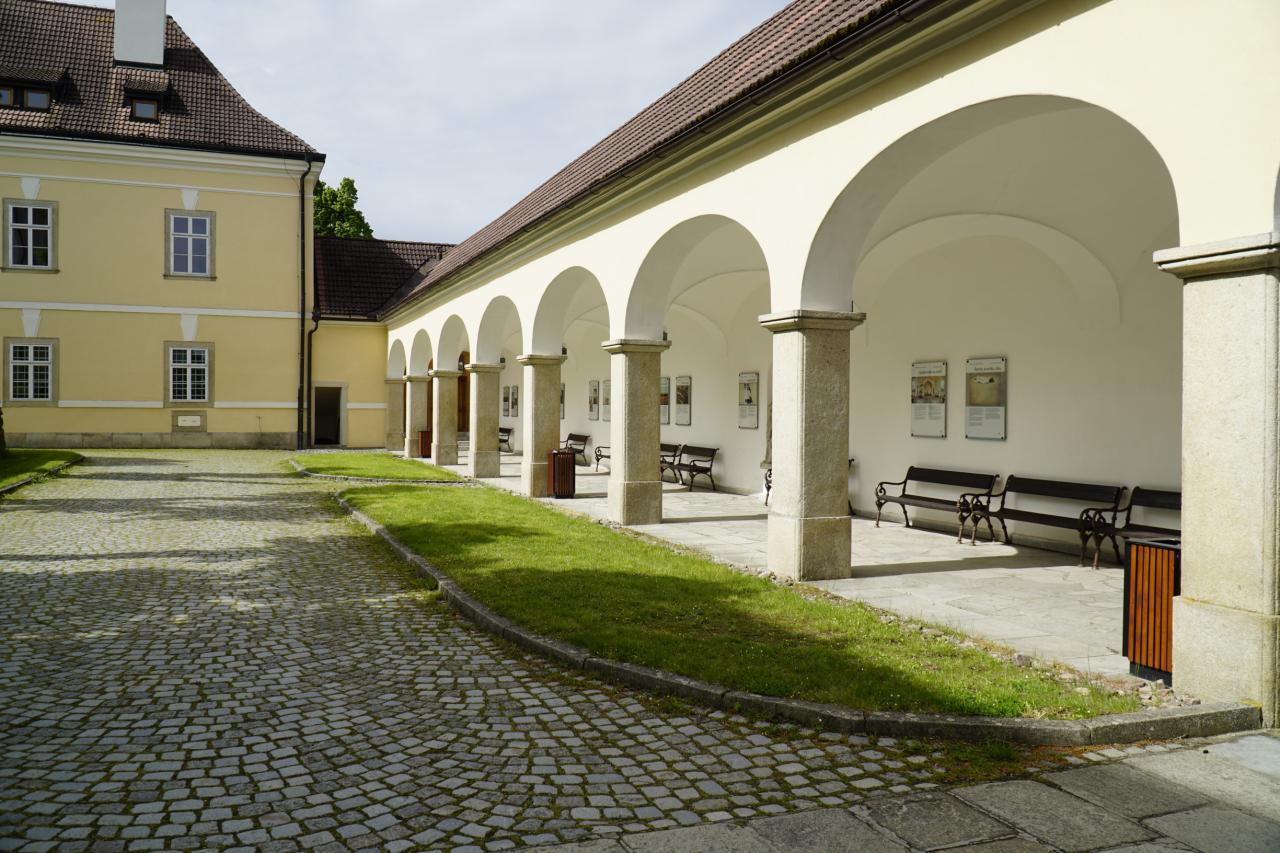 areál kláštera v K. Vydří