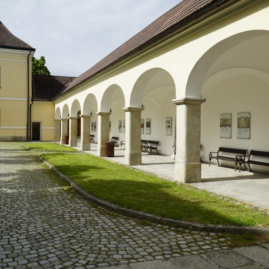 areál kláštera v K. Vydří